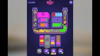 LOOP SORT Game Play, HARD Level 834 Solution