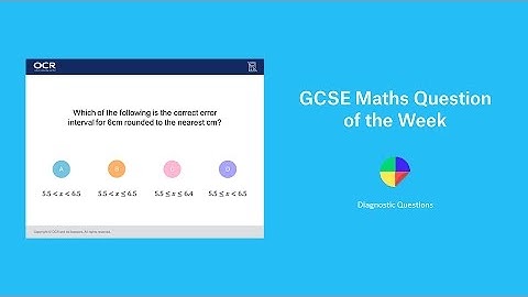 Error Intervals with Rounding: GCSE Maths Question of the Week