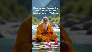 Mars have special aspect or Dristi  on 4th and 8th house along with 7th house #astronews #mars