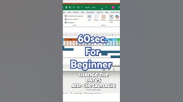 Gantt Chart in Excel in 60s #shorts #ytshorts #exceltricks #spreadsheet