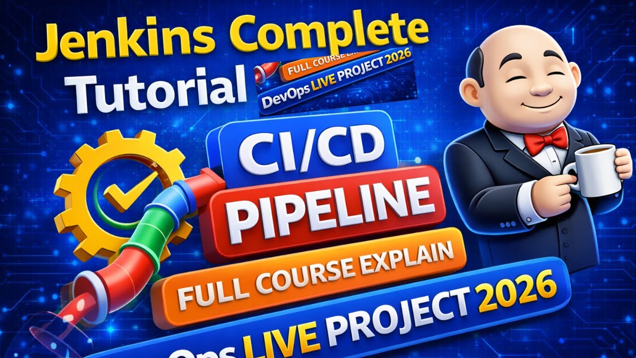 Jenkins Complete Tutorial | CI/CD Pipeline Full Course Explain | DevOps ...