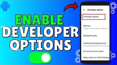 How To Enable Developer Options On Android | Developer Options Android (Step by Step)