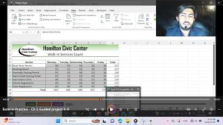 Famous Excel 2021 In Practice - Ch 5 Guided project 5-3 | Excel 2024 & 365 Chapter 1-3 2-3 3-3 4-3 Week 4 Profile