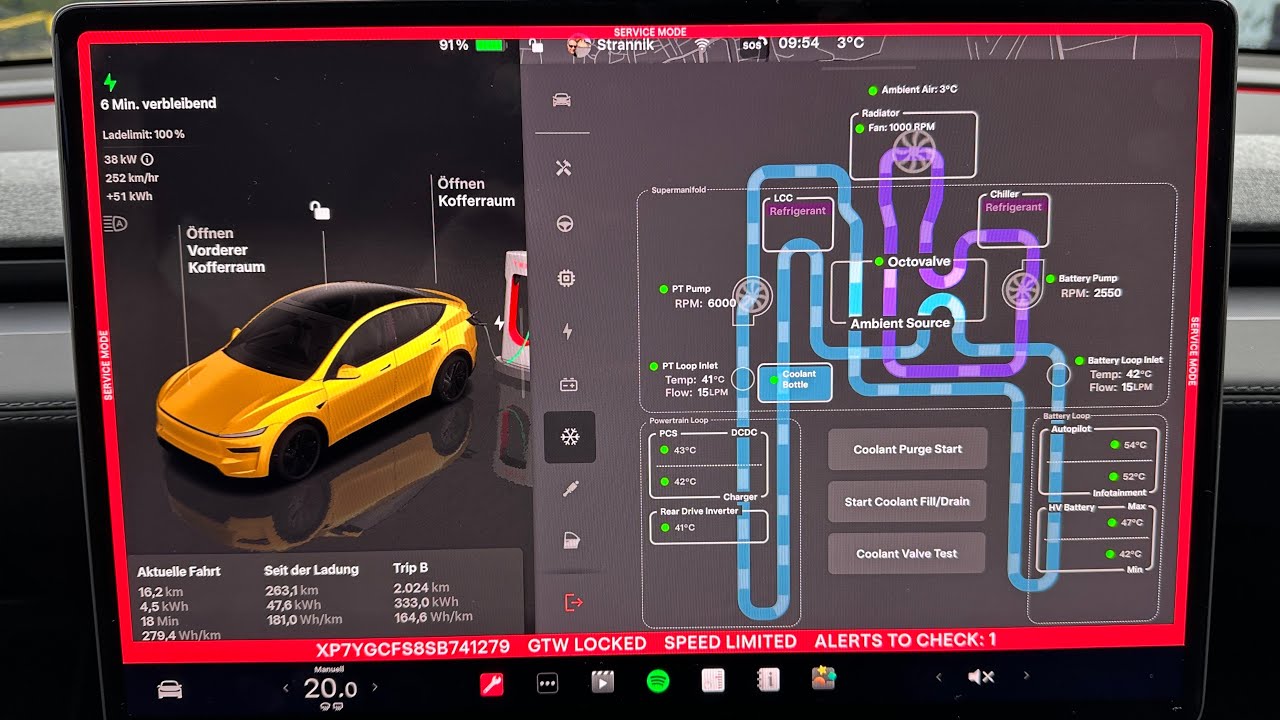 Новая Model Y Premium - теплонасос, режимы зарядки, сравнение с предыдущей Model 3 Standard LFP CATL
