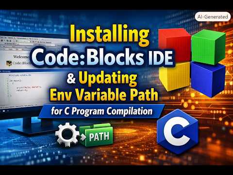 Installing Code Block IDE & Updating Env Variable Path for C program compilation