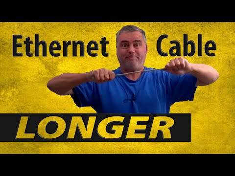 Video: How To Extend A Network Cable