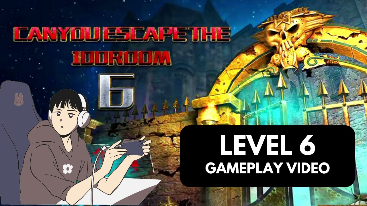 Room Escape Gameplay Level 6 | Can you escape the 100 room 6 (VI ...