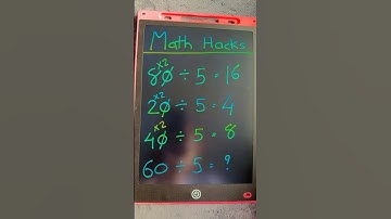 Math Hack | Division Hack #division #maths #tipsandtricks #mathstricks #shorts #mathematics