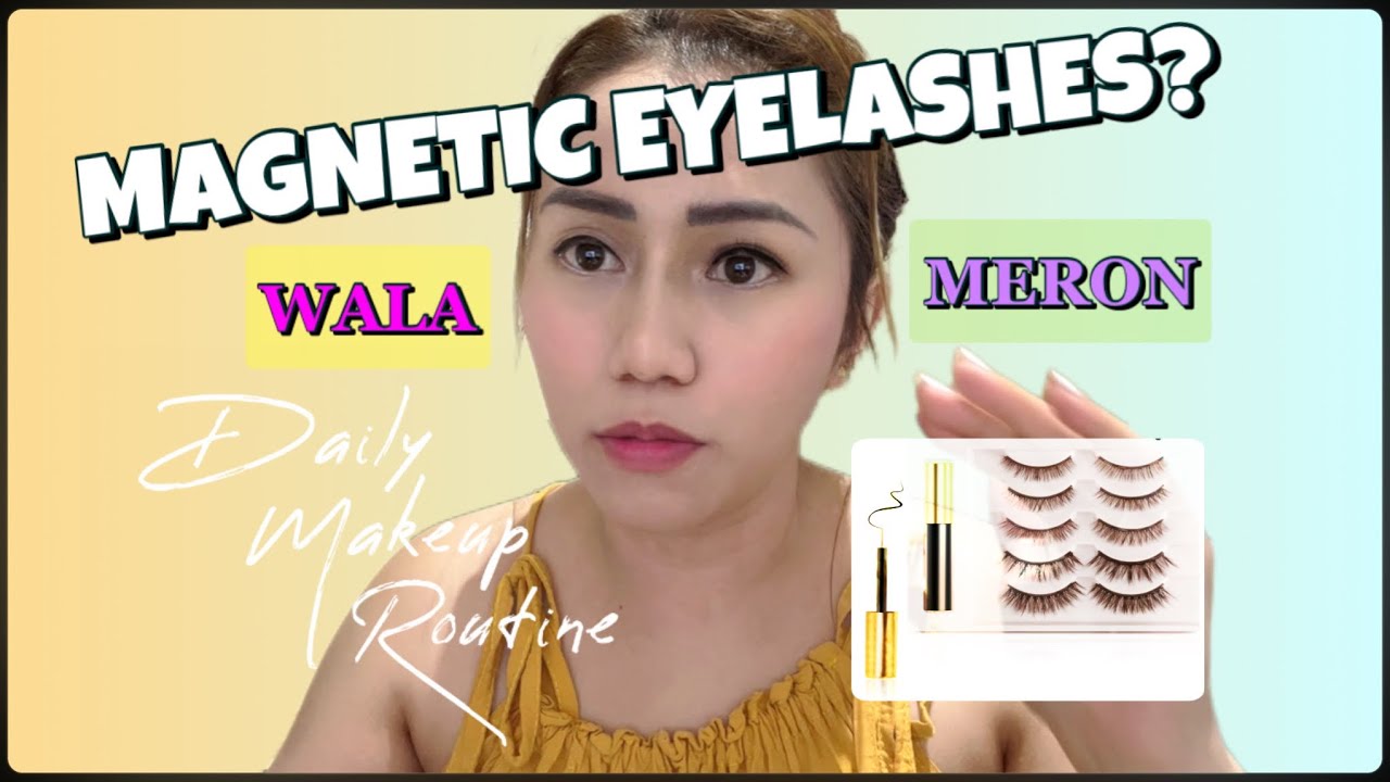 DI KAILANGAN NG EYELASH GLUE?! EYELASHES SHOPEEE LAZADA Pearl YouTube