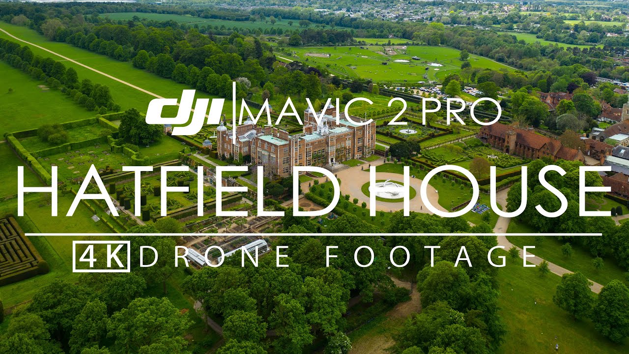 Hatfield House and Garden 4K 10bit DJI Mavic 2 Pro Cinematic Drone Footage YouTube