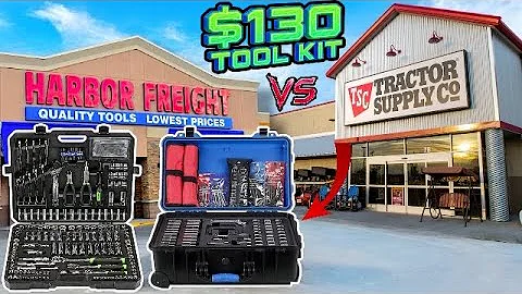 Can I Match Tractor Supply's Ultimate Mechanics Tool Set at Harbor Freight?