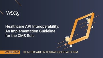 Healthcare API Interoperability  An Implementation Guideline for the CMS Rule, WSO2 Webinar