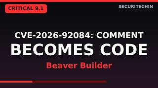 CVE-2026-92084: Beaver Builder Shortcode Execution Explained
