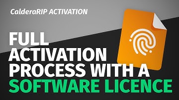 Tutorial | Activating CalderaRIP with a Software License