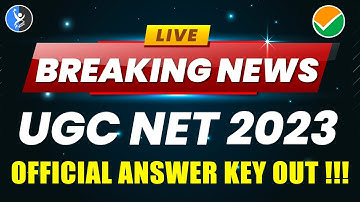 UGC NET Official answer key 2023 | UGC NET June 2023 Answer Key | UGC NET JRF Answer key 2023