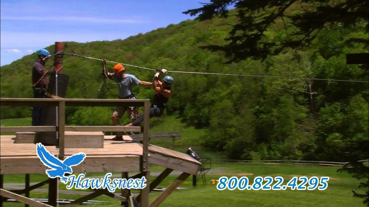 Hawksnest Zipline YouTube