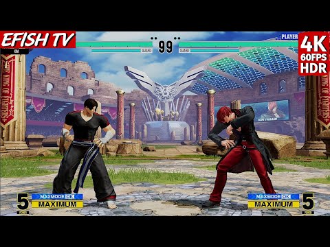 Kim Kaphwan vs Iori Yagami (Hardest AI) - KOF XV