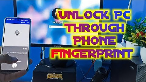Unlock Your Computer Using Android Fingerprint Scanner Works like Magic!