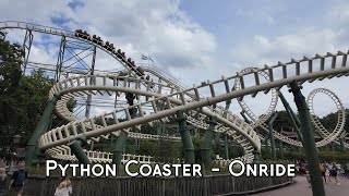 Python Coaster (First Row, Onride) 2025 |De Efteling | 🎡4K/UHD