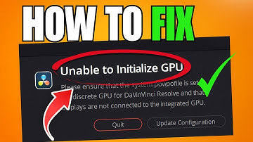 FIX GPU Configuration Warning in DaVinci Resolve 20 - NEW