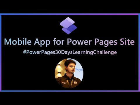 Design Mobile App for Power Pages Site | Build a Progressive Web App (PWA) | Power Pages Mobile App