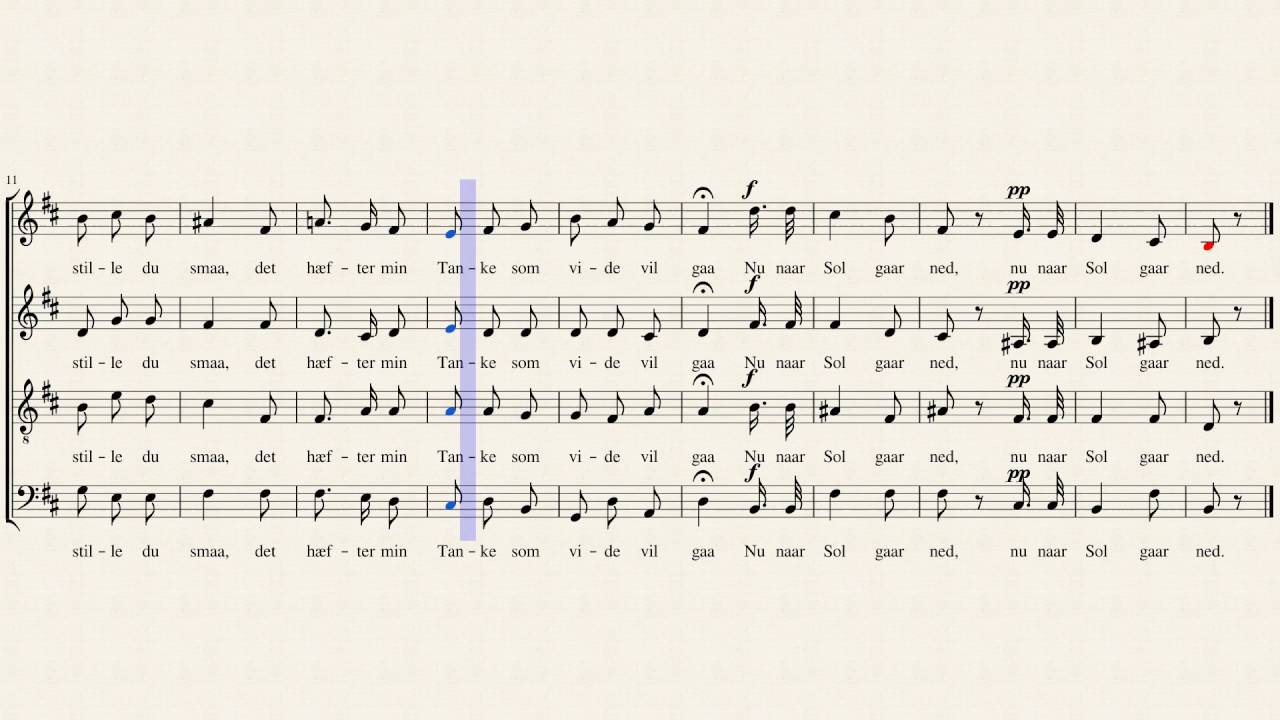 a cappella lyrics Prinsessen (Haslerud) SATB