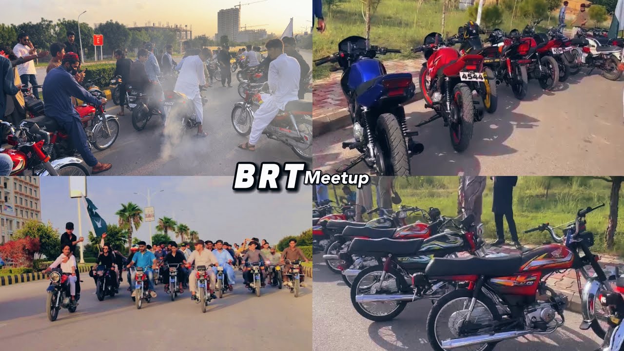 Biggest All Bikes Meetup In Gulburg RWP🔥|  60 Plus Bikes |Modified70| DeadropYBR| DropCb150| CG125