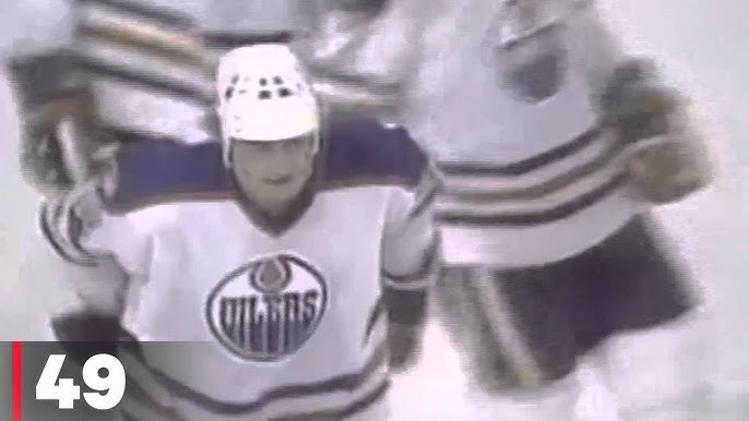 Wayne Gretzky Scores in a Burger King Jersey 