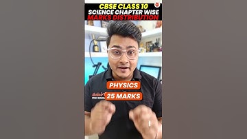 CBSE Class 10 Science Chapter wise Marks Distribution! #cbse2024 #class10th