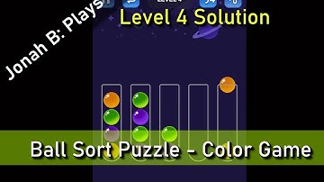 Ball Sort Puzzle - Color Game Level 4 Solution