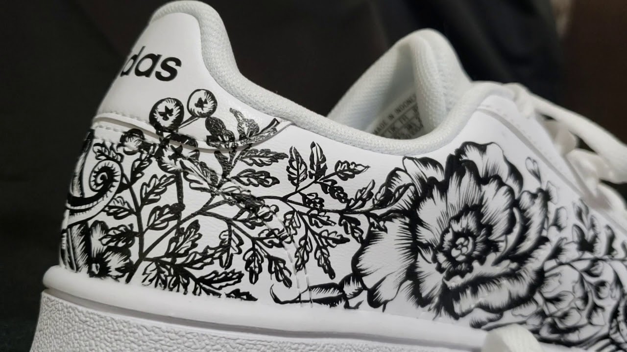 custom painted adidas shoes