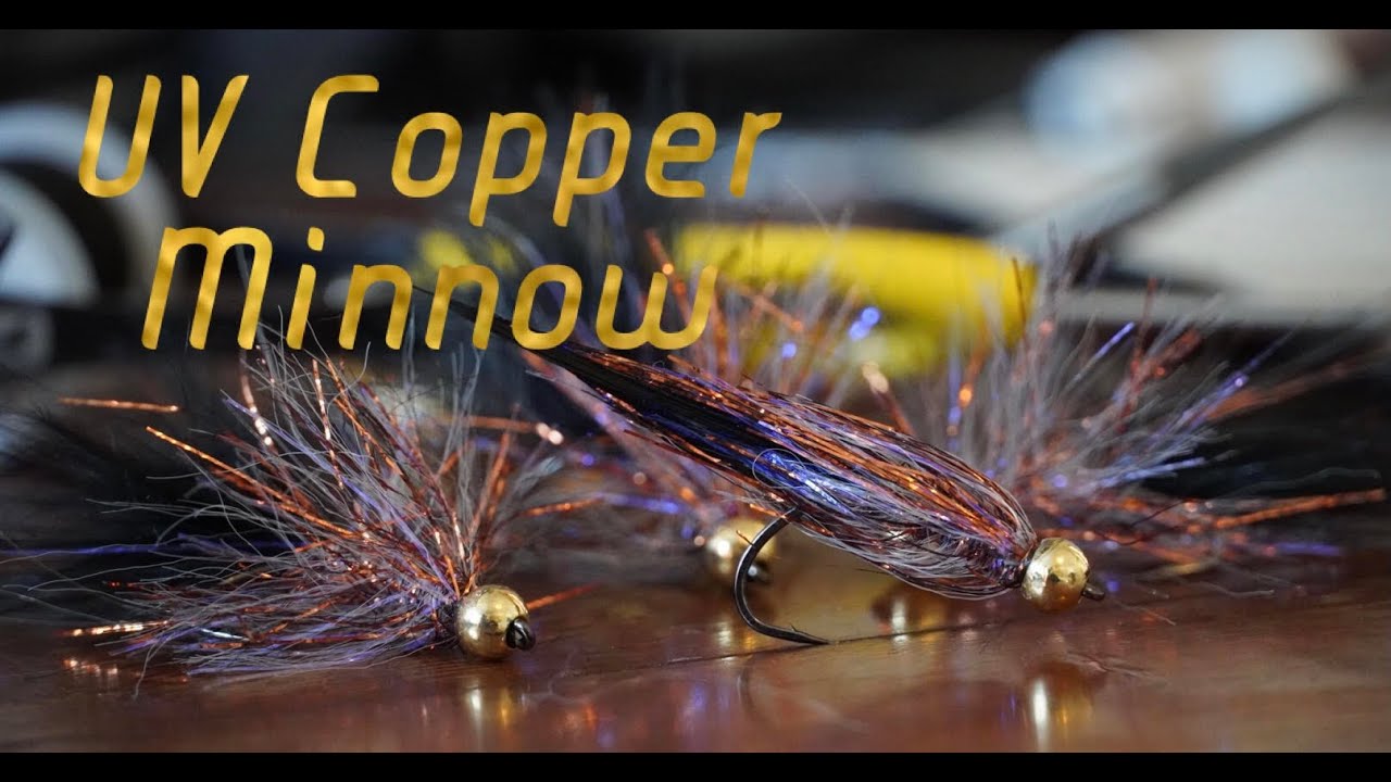 How to tie the UV Copper Minnow fly pattern - YouTube