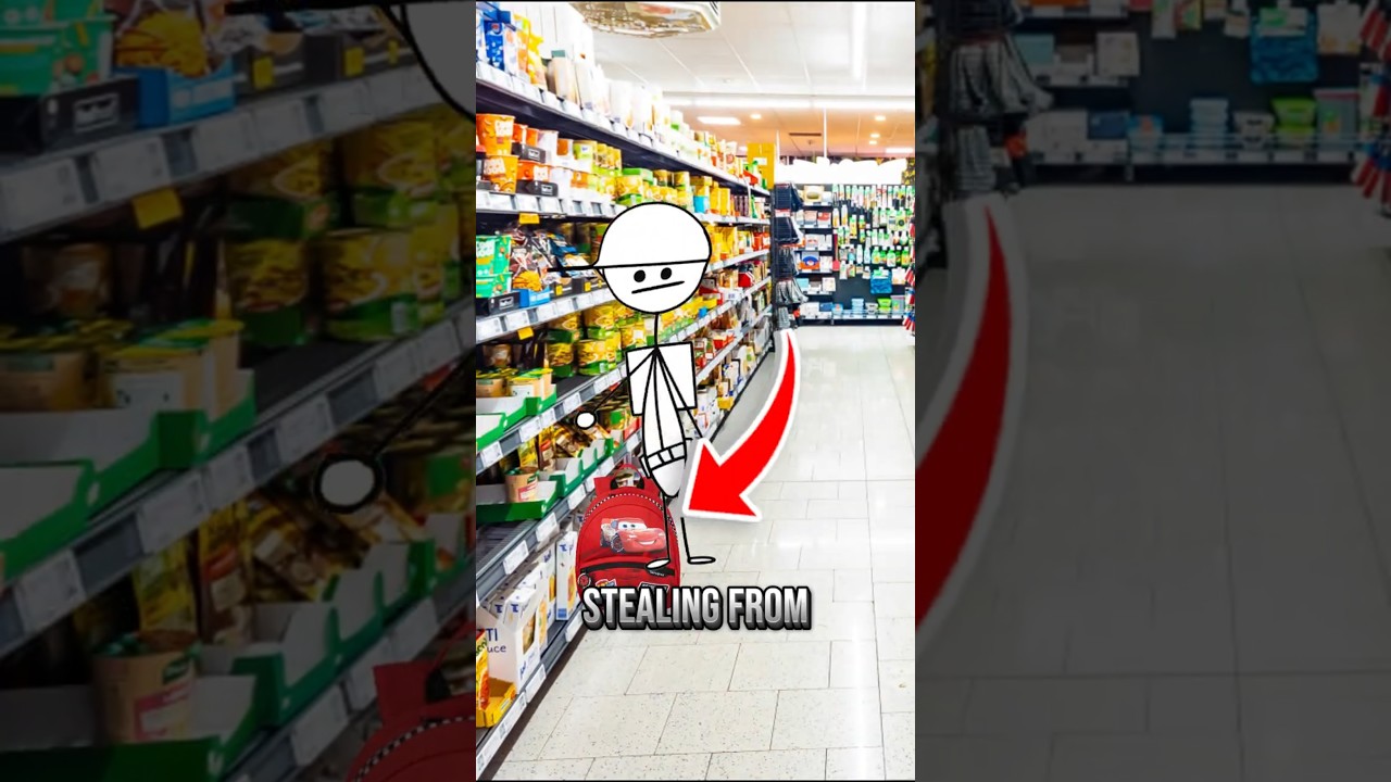 STEALING FROM WALMART ?! #totallytoby #funny #english #animation #entertainment #gaming #usa