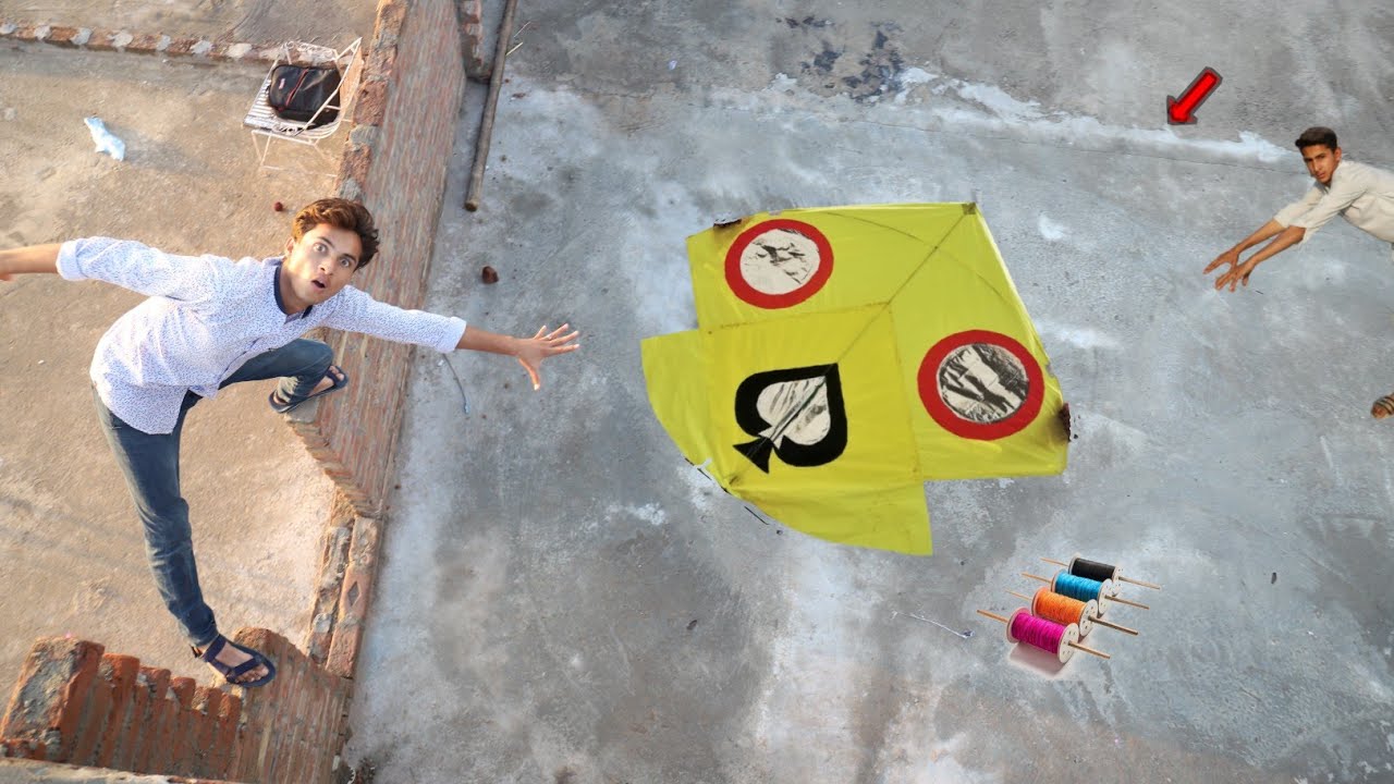 Kite Flying in Rain day | ⚡Rain