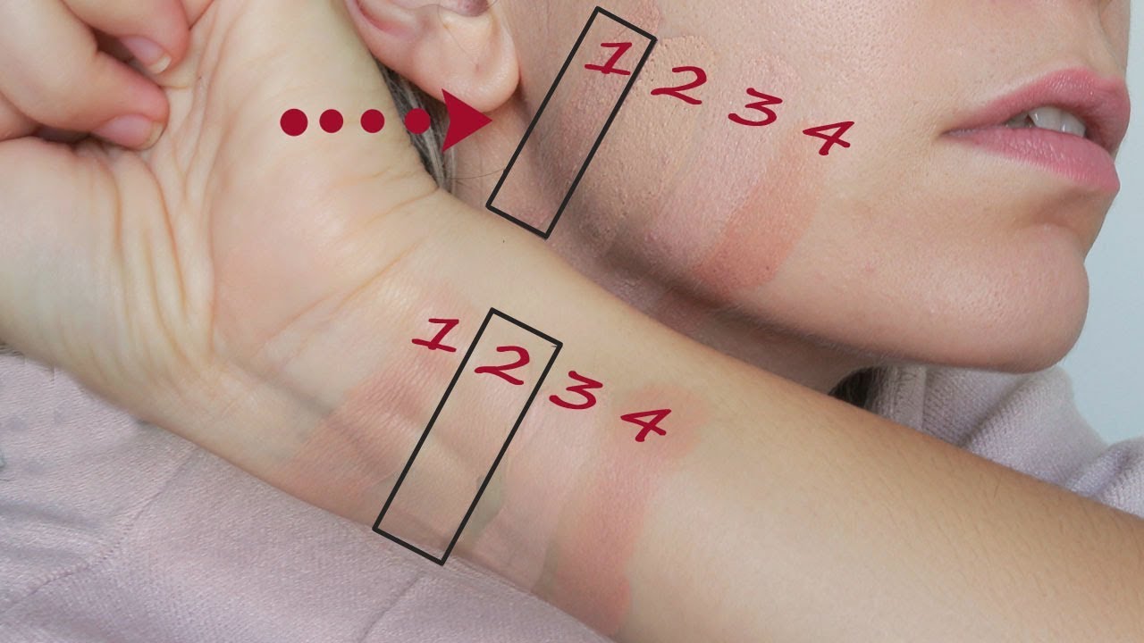 Trucco per principianti fondotinta:  come sceglie il colore giusto