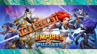 Empires & Puzzles A Secret 95% of the player base don't know even exists!! Your welcome E&P fans! 🍻🥳