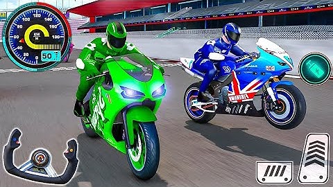 Bike Racing Tracks Simulator - Moto Bike Motorcrose Impossible Driving 2025 - Android Gameplay  