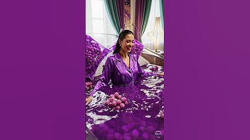 ASMR AI RELAXING Grape juice Bed #amsr #ai #asmrsounds
