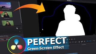 DaVinci Resolve - How to do a perfect green screen effect