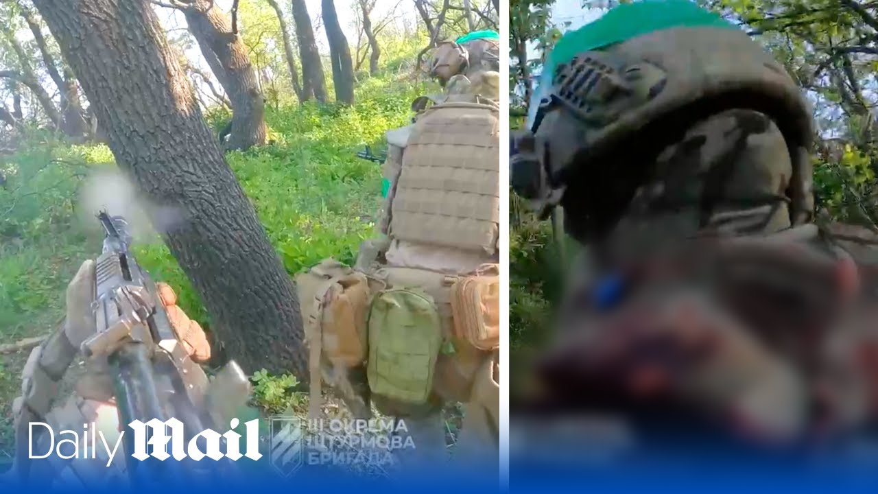 ‘We need help!’ Moment brave Ukrainian soldier evacuates wounded comrade near Bakhmut