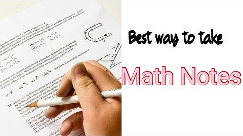 How to make Math Notes !!  3 column note taking method for Mathematics !! Scientific method !!