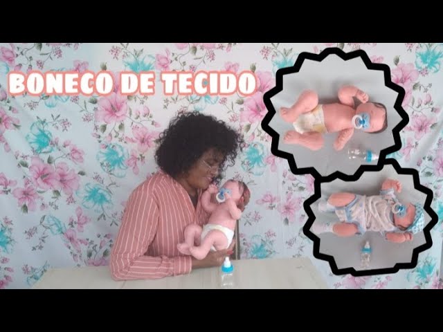 Compre 48cm feito à mão real olhando realista bebê recém-nascido