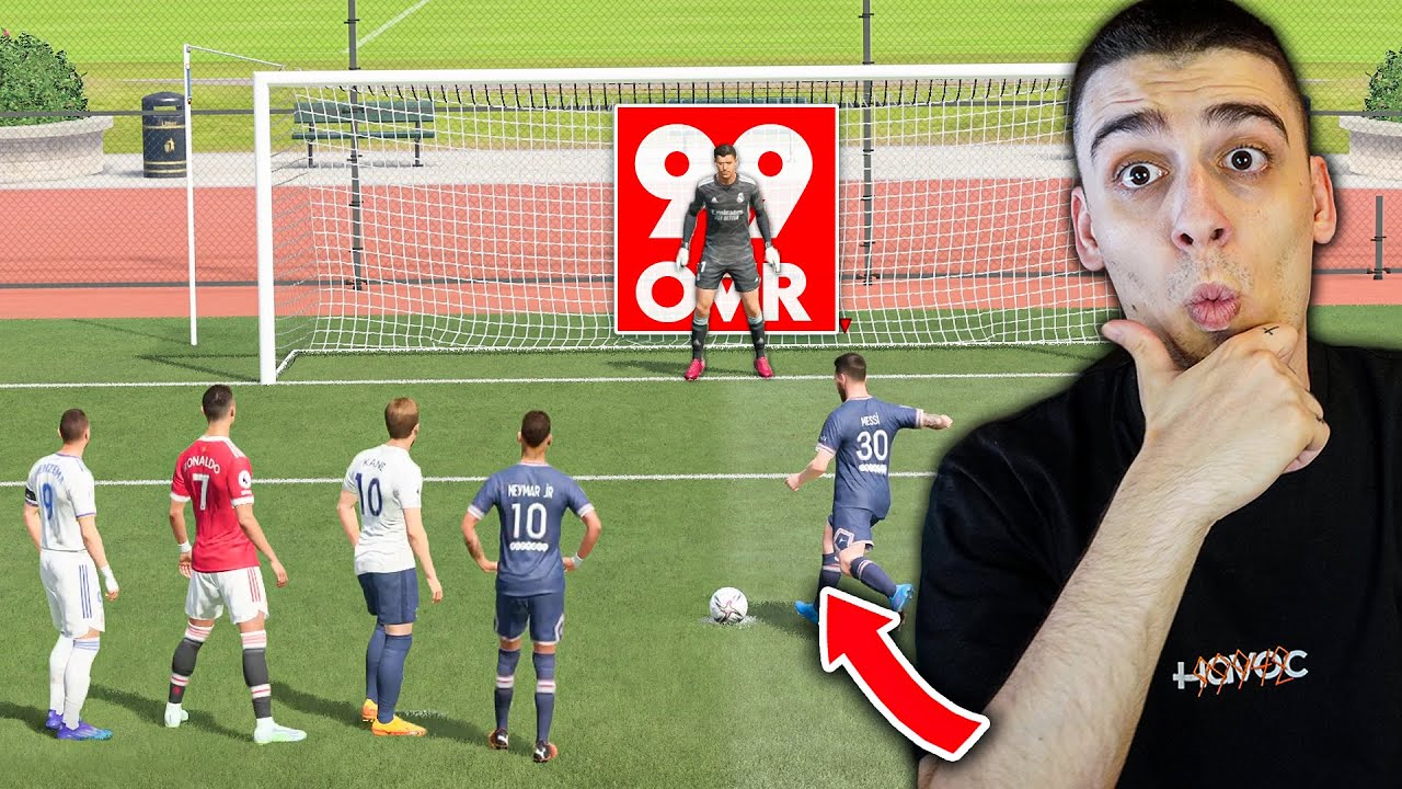 ΠΡΟΣΠΑΘΗΣΑ ΝΑ ΕΚΤΕΛΕΣΩ 100 PENALTY VS 99 RATED GOALKEEPER!!