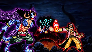 Kaido V4 OP (all form) (New) VS Gol D Roger V2 OP in Jump Force Mugen