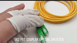 1x2 ABS Box FBT Coupler Splitter - WolonFiber