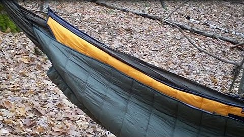 Ayamaya double winter underquilt Part 1   34 - 38 degrees f