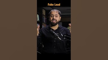Fake Lead in Digital Marketing | Dr. Ujjwal Chugh🔥#fakelead #lead #fake #drujjwalchugh
