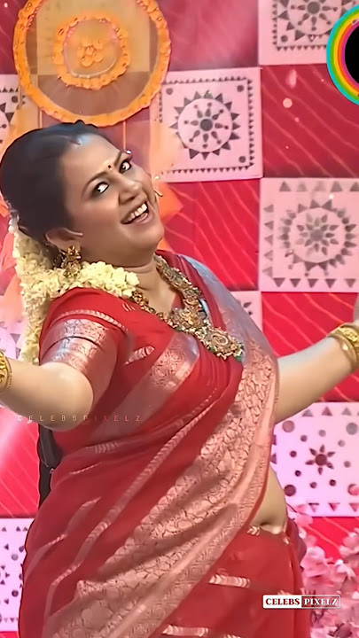 Archana hot navel and big melons... #archana #vjarchana #actress #serialactresssarees #actressshorts