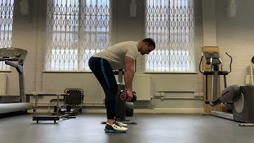 Eccentric hamstring loading RDL variation (Time under Tension TUT)