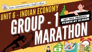 Complete Indian Economy in 1 Live Marathon Class | TNPSC Group 1 Prelims